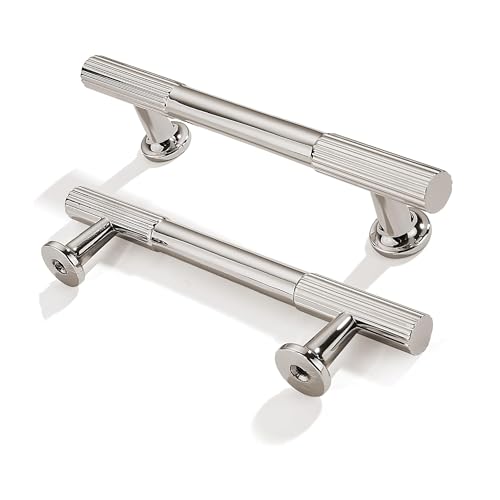 ZAUYX Schrankgriffe aus poliertem Nickel, 10,2 cm, geeignet für Schubladen, Kommoden, Griffe, Küchen, Badezimmerschränke, 2 Stück ZAUYX Schrankgriffe aus poliertem Nickel, 10,2 cm, geeignet für Schubladen, Kommoden, Griffe, Küchen, Badezimmerschränke, 2 Stück von ZAUYX