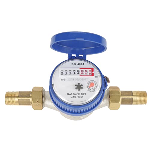 ZAWELIYO 15 Mm Kaltes Wassermesser, Flüssigkeitsvolumenzählermesser mit Vakuumversiegelung und Schutzabdeckung für Gartenhause Apartments Nutzung ZAWELIYO 15 Mm Kaltes Wassermesser, Flüssigkeitsvolumenzählermesser mit Vakuumversiegelung und Schutzabdeckung für Gartenhause Apartments Nutzung von ZAWELIYO