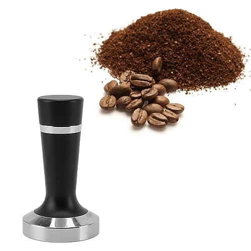 ZAWELIYO 2 in 1 Kaffeestamperverteiler Set Edelstahl Aluminiumlegierung Flacher Basis Ergonomischer Griff für Sogar Tampen (58 mm) von ZAWELIYO