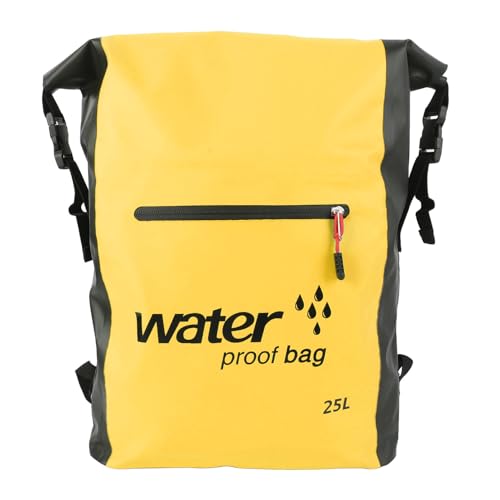 ZAWELIYO 25l Trockener Bag Wander Camping - Im Freien mit Trockener Nasse Trennung Schultergurt für Outdoor -Aktivitäten (Gelb) von ZAWELIYO