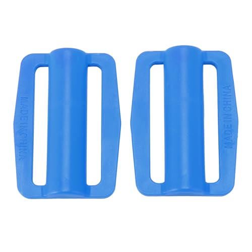 ZAWELIYO 2pcs Tauchgewichte Plastikstahlstahl -Tauchgürtel -Schnalle Zum Tauchen Speerfischen mit Schnalle Glattes Finish -Erosion (Blau) von ZAWELIYO