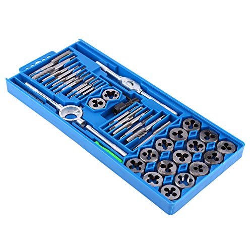 ZAWELIYO 40 PCs Gehärtete Metrische Tap- und Würfel -Set -Set -Schraubengewinde Handwerkzeuge, für Weibliche und Männliche Teil der Muttern oder Schrauben, Bequem mit -Projekt ZAWELIYO 40 PCs Gehärtete Metrische Tap- und Würfel -Set -Set -Schraubengewinde Handwerkzeuge, für Weibliche und Männliche Teil der Muttern oder Schrauben, Bequem mit -Projekt von ZAWELIYO