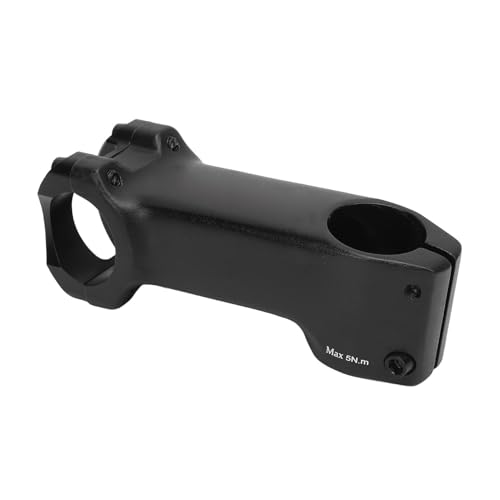 ZAWELIYO Aluminiumlegierung Mountainbike -Stiel 31,8 Mm Langer Lenkerstiel Verlängerter Stiel Verlängerte Stoßdämpfung (Schwarzrot mit Ochsenhorndekoration) von ZAWELIYO