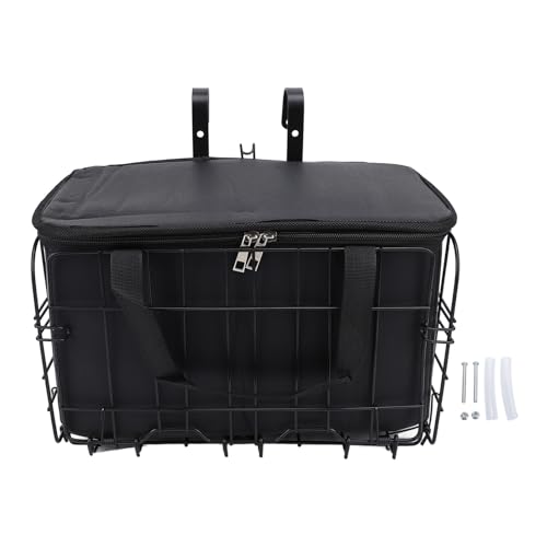ZAWELIYO Bike Front Basket Mountain Bike Basket Front mit Abnehmbarer Liner -Tasche für Haustiere Lebensmittelbücher Schuleinkauf von ZAWELIYO