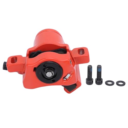 ZAWELIYO Electric Scooter Bremssattel Ersatzteile Hochleistungslegierter Legierungsscheibenbremssattel für MI4 -Scooter Verstärkte Bremssicherheit (Rot) von ZAWELIYO