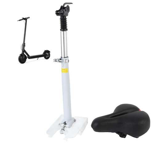 ZAWELIYO Elektrischer Rollersitz, Faltbare Verstellbare Höhenschaumabsorbing -Schaumstoffsitz für M365 1s Lite, Aluminiumlegierscooter -Sitzzubehör mit Schrauben und Montaglöchern von ZAWELIYO