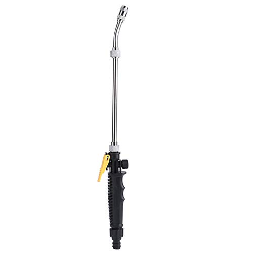 ZAWELIYO G3/8 DN10 Hochdruckwasserspray -Düse, 48 cm Einstellbares Gartenbewässerungsinstrument mit Metallkopf, Langzeit -Wasserstab für Pflanzenpflege, Waschen des Autos von ZAWELIYO
