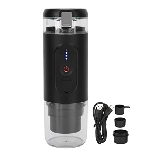 ZAWELIYO Mini -Hersteller Tragbare Kaffeemaschine mit 18 -bar -Pumpendruck 7500mAh Batterie für Kapseln Gemahlenen Kaffee von ZAWELIYO