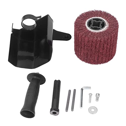 ZAWELIYO Polier- und Poliermaschinen-Set, satiniermaschine holz, schleif poliermaschine, Winkelschleifer-Aufsatz, Hand-Metall-Poliermaschine M10, Schwarz von ZAWELIYO