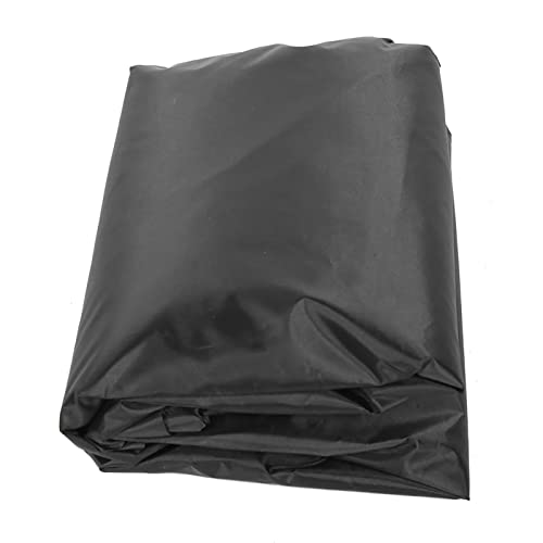 ZAWELIYO Staubbedeckung Im Freien Im Freien, Staubabdeckung, Schnee, Staub, Sonne, Blätter, 210 X 210 X 30 Cm, Faltbar für Heiße Federbadenabdeckung, Windsicher, Regensicher, Einfach zu (Schwarz) von ZAWELIYO