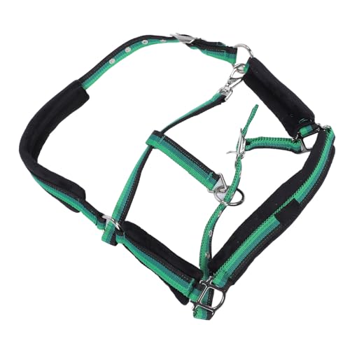 ZAWELIYO Verstellbares Pferdehalter Equineshalter Headcollar Heavy Duty Nylon Gepolstert Anti-rubbing Ergonomisches Design mit (M 25x25x10.5cm / 9.8x9.8x4.1in) von ZAWELIYO