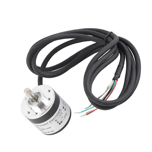 ZAWELIYO drehgeber arduino, Optischer Encoder AB Rotary Encoder,Encoder 600P R Inkrementeller Rotationsencoder Sensor Industrielle Automatisierungsgeräte Encoder 2-Phasen Welle 6mm von ZAWELIYO