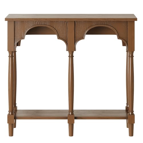 ZAWQFDZ Konsolentische für den Eingangsbereich, Minimalistischer Flurtisch, 100 x 90 x 31,9 cm, Elegantes Design, für Eingangsbereich, Wohnzimmer oder Flur ZAWQFDZ Konsolentische für den Eingangsbereich, Minimalistischer Flurtisch, 100 x 90 x 31,9 cm, Elegantes Design, für Eingangsbereich, Wohnzimmer oder Flur von ZAWQFDZ