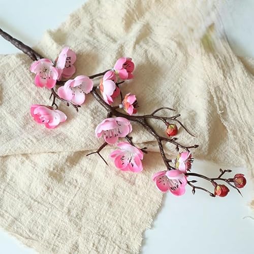 ZAWR 1pc Pflaume kirschblüten Künstliche Seide Blumen Flores Sakura äste Hause Tisch Wohnzimmer Decor DIY Hochzeit Dekoration von ZAWR