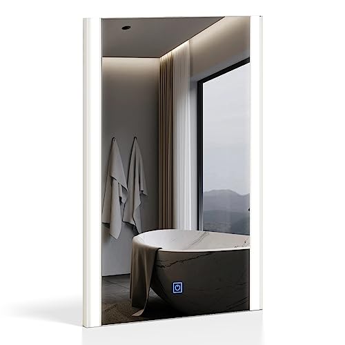 ZBAOLTO Badspiegel mit Beleuchtung,Badezimmerspiegel mit Beleuchtung, für Badezimmer,Touch-Schalter 3 einstellbare Farben,Modern Möbel Spiegel, 40x60x3cm ZBAOLTO Badspiegel mit Beleuchtung,Badezimmerspiegel mit Beleuchtung, für Badezimmer,Touch-Schalter 3 einstellbare Farben,Modern Möbel Spiegel, 40x60x3cm von ZBAOLTO