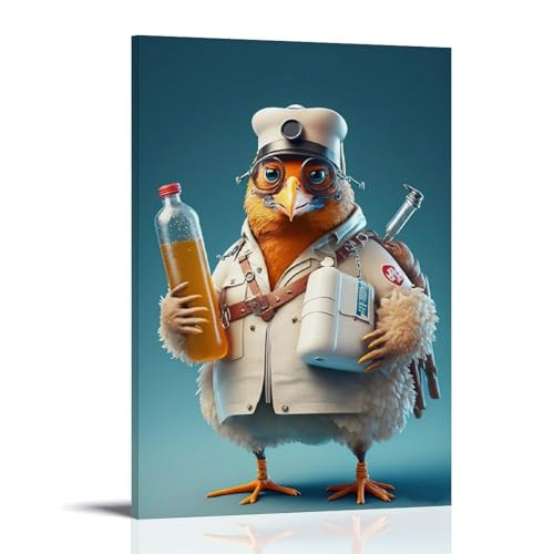ZBBZJYHH Chirpy Chirurgische Wanddekoration, modernes künstlerisches Wandbild, hängende Dekoration, Poster, 40 x 60 cm von ZBBZJYHH