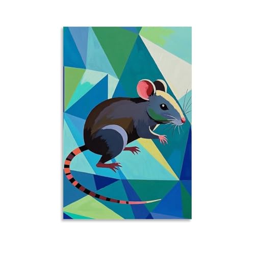 ZBBZJYHH Magische Maus, Wanddekoration, Poster, modernes künstlerisches Wandbild, hängende Dekoration, Poster, 30 x 45 cm von ZBBZJYHH