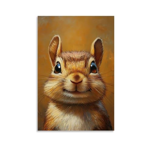 ZBBZJYHH Tierposter eines kleinen Hamsters mit braunem Fell und zwei blauen Augen, modernes künstlerisches Wandbild, Hängedekoration, Poster, 50 x 75 cm ZBBZJYHH Tierposter eines kleinen Hamsters mit braunem Fell und zwei blauen Augen, modernes künstlerisches Wandbild, Hängedekoration, Poster, 50 x 75 cm von ZBBZJYHH