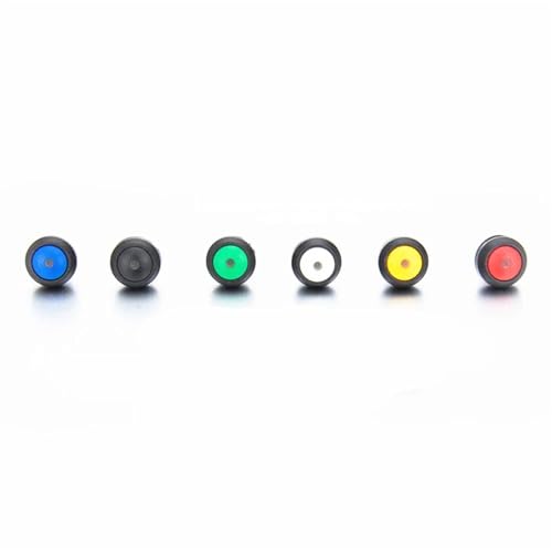 12mm Kunststoff Momentary Türklingel Power Push Button Switch Mit Lampe Schweißen Füße Terminal Auto Auto Motor Starten 1 stücke(WHITE,3V) von ZBFGEPLV