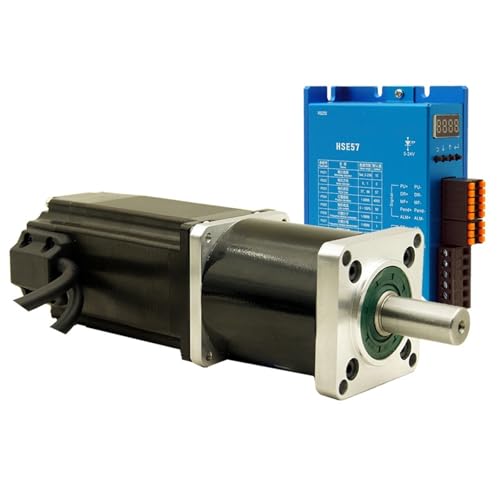 24 60mm 3Nm Planetengetriebe Closed Loop Schrittmotor und Treiber Kit 60HSEPG84+HSE57 Reduzierstück 1St(Ratio 4 to 1) von ZBFGEPLV