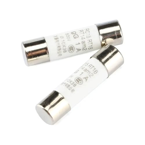 5 Stücke 10 * 38 Flinke Keramiksicherung 10x38mm Sicherung 500 V 0.5A 1A 2A 4A 5A 6A 8A 10A 16A 20A 32A RO15 RT18 RT14(5Pcs 2A) von ZBFGEPLV