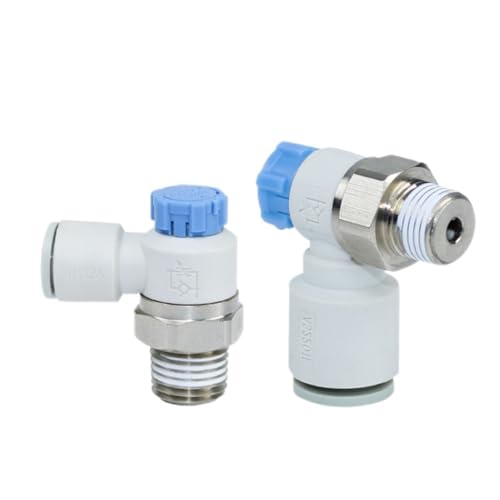 AS1211F AS2211F 3211F Typ Drehzahlregler Meter-in Drosselventil Mit One-touch-Fitting Pneumatische Fitting 10Pcs(AS2211F-01-08SA) von ZBFGEPLV