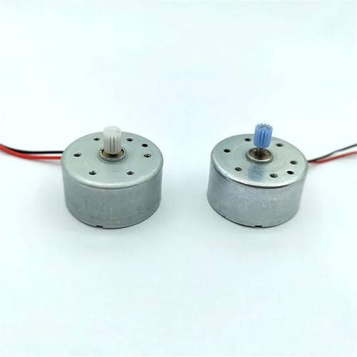 DC3V-12V 6V 9V 7000RPM Kleiner Stummschalt-Spindelmotor mit Edelmetallbürstenmotor, 1 Stück(Model A) von ZBFGEPLV