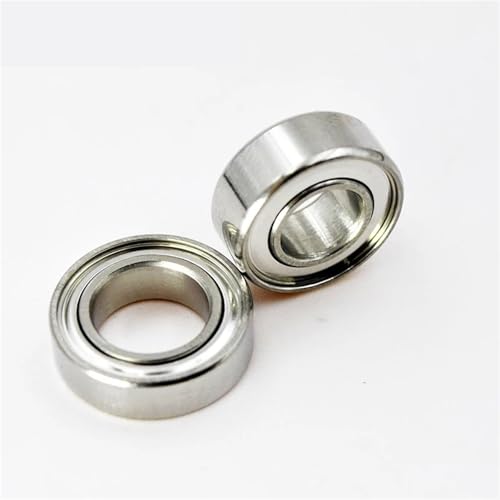 Hybrid-Keramiklager, abgedichtetes Lager aus Edelstahl, 10 Stück(4x9x4mm) von ZBFGEPLV