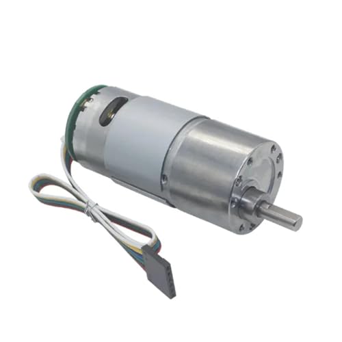 JGB37-545 DC 12 V 24 V Schneckengetriebemotor Getriebemotor mit hohem Drehmoment Ganzmetallgetriebe Elektromotor 12 U/min bis 2000 U/min 1 Stück(DC24V75RPM) von ZBFGEPLV