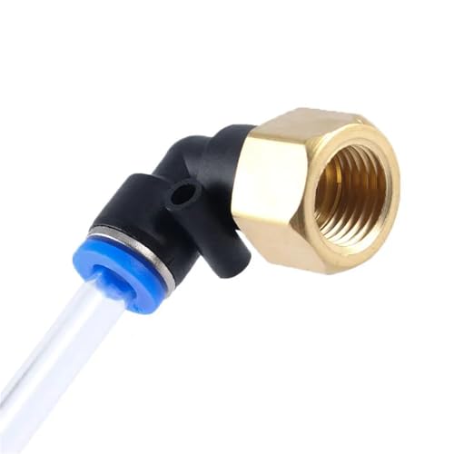 Pneumatische Schlauchverschraubung PX/PD-Rohr 4 mm 6 mm 8 mm Gewinde 1/8 Zoll 1/4 Zoll 1/2 Zoll Trachea-Schnellkupplung Rohrverbinder Schlauchverschraubungen 1 Stück(10-02 (10mm-1l4),PX) von ZBFGEPLV