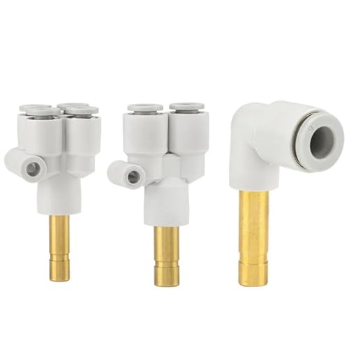 Pneumatischer Schnellwechsel-Rohrverbinder KQ2U KQ2L Kupferrohr-Kniestück, Reduzierstück, 1 Stück(KQ2L 08-99,5 pieces) von ZBFGEPLV