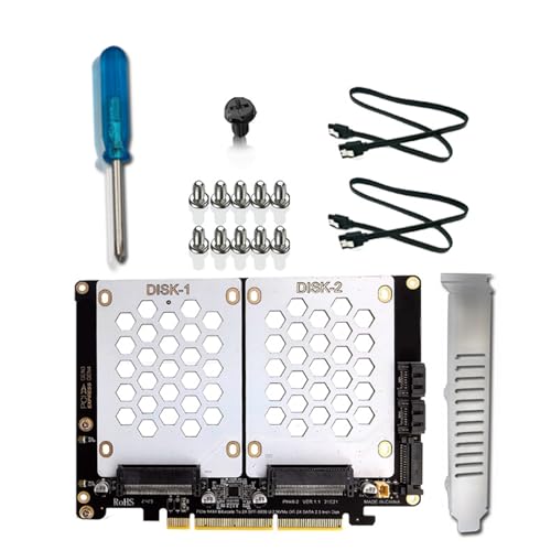 PH46-2 2 5-Zoll Solid Disk Zu-2-Bay Adapter Einfache Installation Für Desktops Und Arbeitsplätze von ZBIianxer