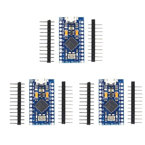 ZBIianxer 3PCS Microed ATMEGA32U4 5V 16 MHz Board Mit Microed USB Für Die Sensorierende Datenerfassung Und Programmierung ZBIianxer 3PCS Microed ATMEGA32U4 5V 16 MHz Board Mit Microed USB Für Die Sensorierende Datenerfassung Und Programmierung von ZBIianxer