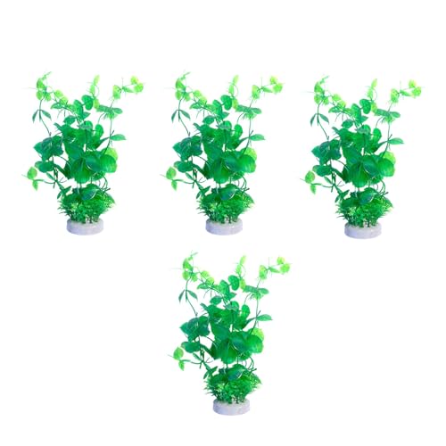 ZBIianxer 4pcs Realistische Pflanzenfischtank Dekoration Künstliche Grüne Pflanze Mit Basis Für Hausgebrauch Aquarien Landschaftszubehör Aquarien Dekoration ZBIianxer 4pcs Realistische Pflanzenfischtank Dekoration Künstliche Grüne Pflanze Mit Basis Für Hausgebrauch Aquarien Landschaftszubehör Aquarien Dekoration von ZBIianxer