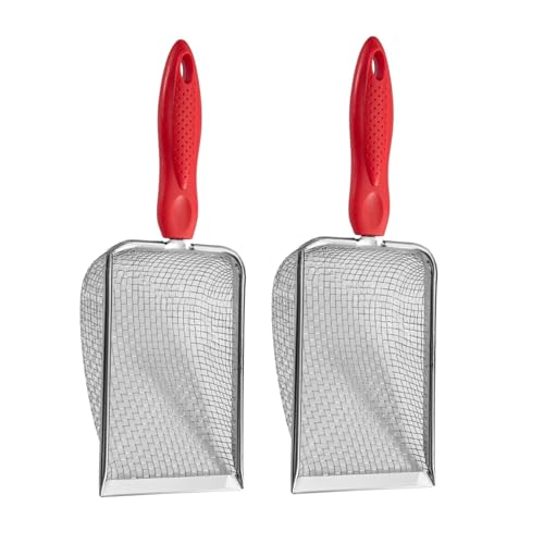 ZBIianxer Edelstahl Gartenboden Sieb Mit Metallkatzen Schaufel Mischschaufel Abfall Filter Haustier Reinigung Garten Bodensieb ZBIianxer Edelstahl Gartenboden Sieb Mit Metallkatzen Schaufel Mischschaufel Abfall Filter Haustier Reinigung Garten Bodensieb von ZBIianxer