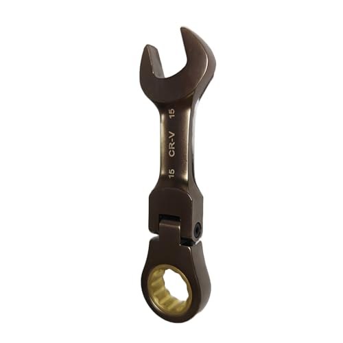 ZBIianxer Flexibler Ratschezschlüssel Doppelkopf Spanner Zahnradschlüssel Offener Schlüsselschlüssel Doppelkopf Spanner Auto Reparaturwerkzeug Handwerk von ZBIianxer