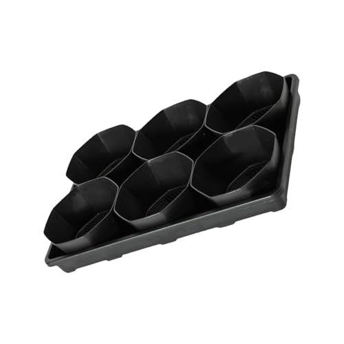 ZBIianxer Kindergarten Töpfe Mit Tablett 6 Zelldesign Mit 6 Zoll Plastikpflanzentöpfen Ideal Für Sukkulenten Und Pflanzenwachstum Kindergarten Topfschale ZBIianxer Kindergarten Töpfe Mit Tablett 6 Zelldesign Mit 6 Zoll Plastikpflanzentöpfen Ideal Für Sukkulenten Und Pflanzenwachstum Kindergarten Topfschale von ZBIianxer