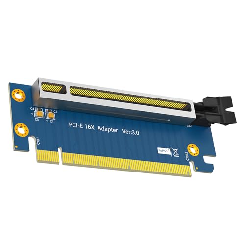 ZBIianxer Pcie 16x Karte 90 Grad High Speed Riser Karte Erweiterung Slot Transfer Karte Für 1U Server Chassis Fall ZBIianxer Pcie 16x Karte 90 Grad High Speed Riser Karte Erweiterung Slot Transfer Karte Für 1U Server Chassis Fall von ZBIianxer