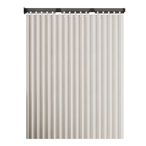 ZBJDX Beschwerte DuschvorhäNge Aus Polyestergewebe, Modernes Duschvorhangset Mit Mehrwinkliger, Faltbarer Stange Aus Legierung, 78,7" Hoch,Weiß,Five fold Pole von ZBJDX
