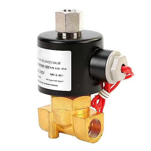 3/8 "messing Magnetventil Wasser DN10 24V 12V 220V 110V Normalerweise Offenes Magnetventil(24vac) von ZBJGBUIA