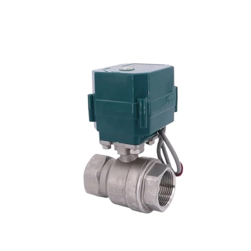 Motorisiertes Kugelventil Edelstahl DN15-50 Vollbohrung Großes Kugelventil 2/3-Draht-Elektroantrieb AC220V DC24V DC12V(Ac220v-cr02,2 Inch) von ZBJGBUIA