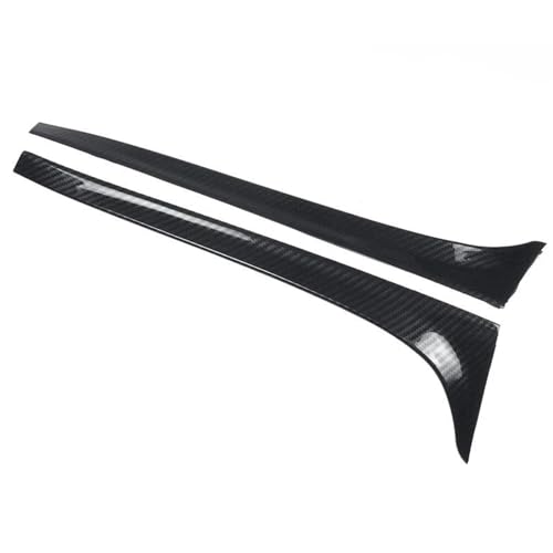 Auto Heckscheibe Spoiler Wing Für Golf 7 Mk7 Gtd R 2014-2018 Auto-styling Auto Hinten Fenster Spiegel Schwanz 2Pcs Auto Hinten Fenster Seite Spoiler Heckscheiben Spoiler(Carbon Fiber Look) von ZBLNKZNGKA