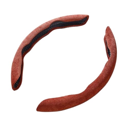 Auto Lenkrad Abdeckung Material Rad Abdeckung Anti-skid Zubehör Automotive Interior Universal Auto Lenkradabdeckung(Brown) von ZBLNKZNGKA