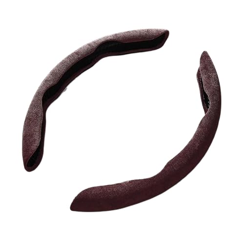 Auto Lenkrad Abdeckung Material Rad Abdeckung Anti-skid Zubehör Automotive Interior Universal Auto Lenkradabdeckung(Coffee) von ZBLNKZNGKA