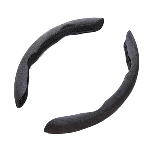 Auto Lenkrad Abdeckung Material Rad Abdeckung Anti-skid Zubehör Automotive Interior Universal Auto Lenkradabdeckung(Grey) von ZBLNKZNGKA