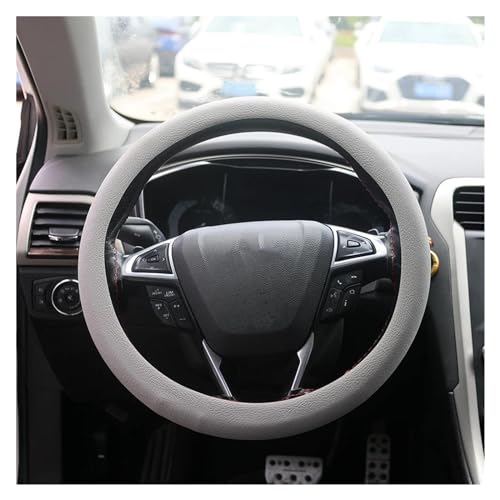 Auto-Lenkradabdeckung Rutschfeste Universal-Lenkrad-elastische Abdeckung 32–40 Cm Auto-Styling-Schutzhülle Auto Lenkradabdeckung(Grey) von ZBLNKZNGKA