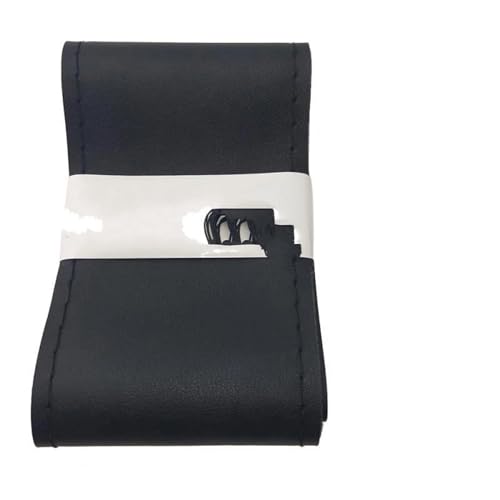 Auto-Lenkradbezug 36/40 Cm Weiche Lenkradabdeckung Innenausstattung Auto-Styling-Zubehör Universell Auto Lenkradabdeckung(40cm black 1set) von ZBLNKZNGKA