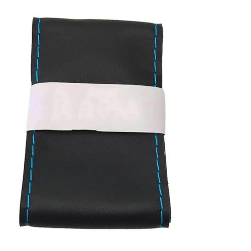 Auto-Lenkradbezug 36/40 Cm Weiche Lenkradabdeckung Innenausstattung Auto-Styling-Zubehör Universell Auto Lenkradabdeckung(40cm black blue 1set) von ZBLNKZNGKA