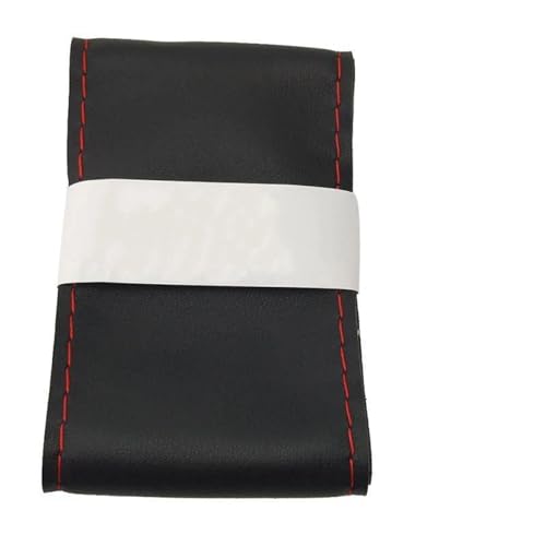 Auto-Lenkradbezug 36/40 Cm Weiche Lenkradabdeckung Innenausstattung Auto-Styling-Zubehör Universell Auto Lenkradabdeckung(40cm black red 1set) von ZBLNKZNGKA