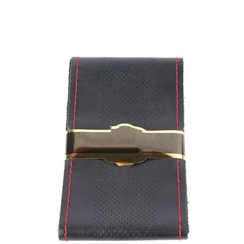 Auto-Lenkradbezug Atmungsaktiv Auto-Lenkrad-Geflecht Durchmesser 36 Cm 38 Cm 40 Cm Auto Lenkradabdeckung(38 cm Red line) von ZBLNKZNGKA